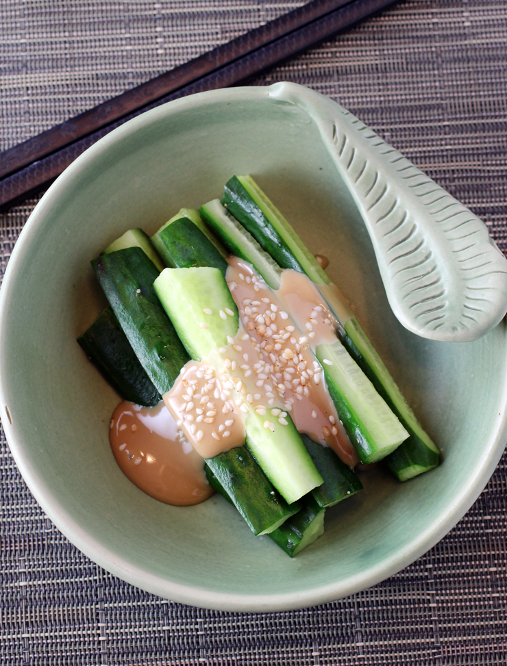 Guests will be dazzled by the simplicity and big taste of these cucumbers.