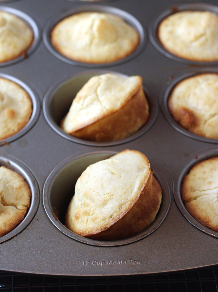 Preheating the pan before adding the batter gives these muffins an extra crisp exterior.
