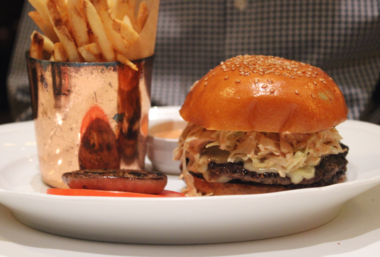 The Selby's burger. Both burgers come with fries.