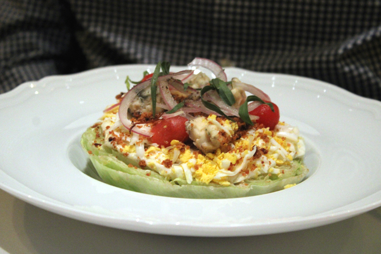 The wedge salad.