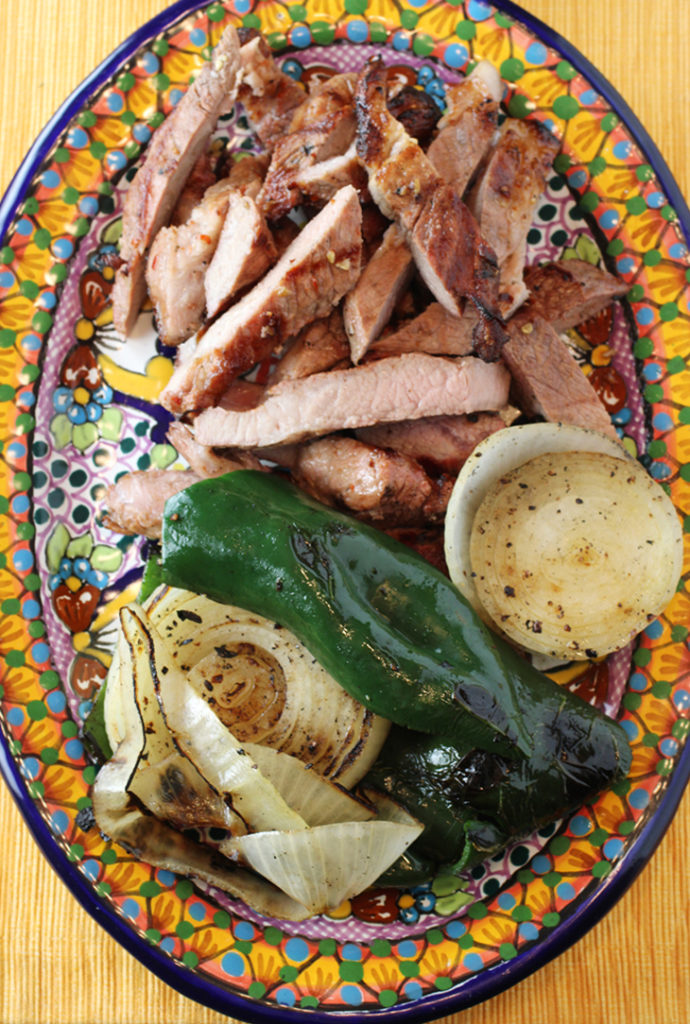 Anchovies in the marinade give this grilled pork extra oomph. 