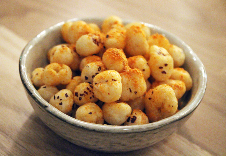 Dangerously good puffed lotus seeds.