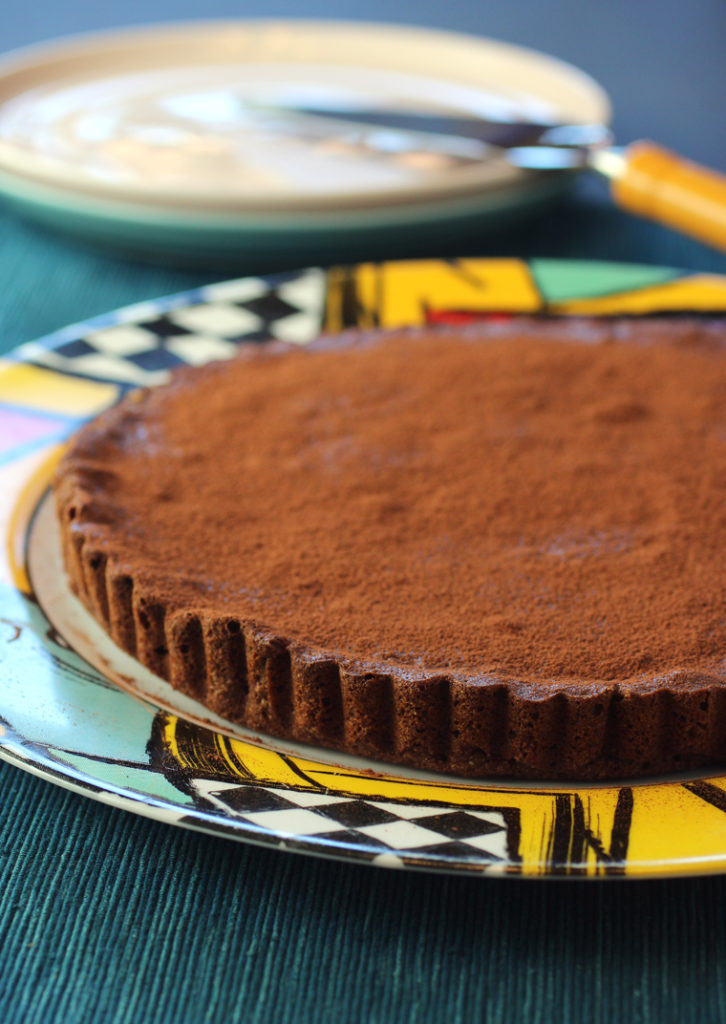 This chocolate cake may look plain, but it is a showstopper in taste and satisfaction.