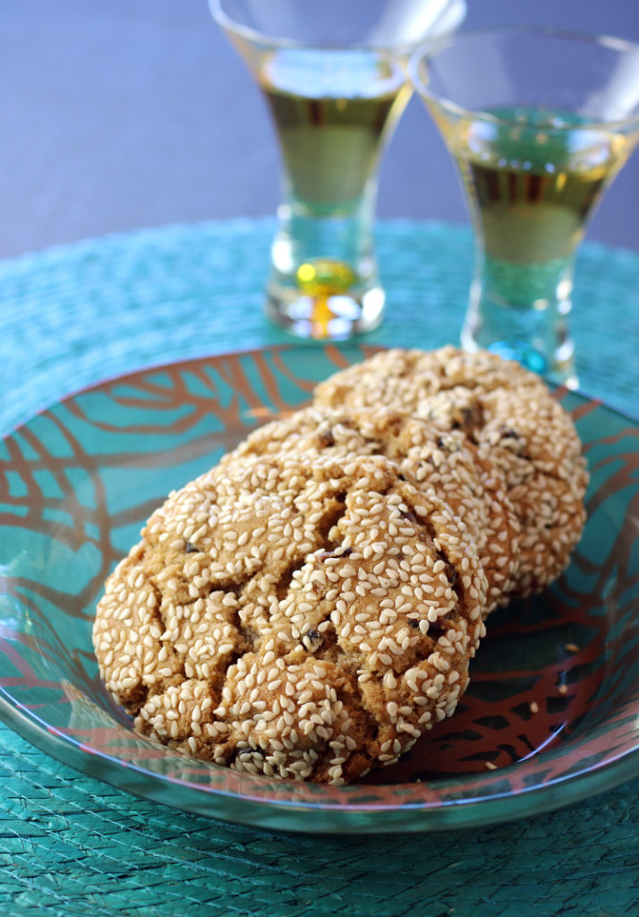 These fig-tahini cookies are not only pretty to look at, but have a wondrous chewy texture.