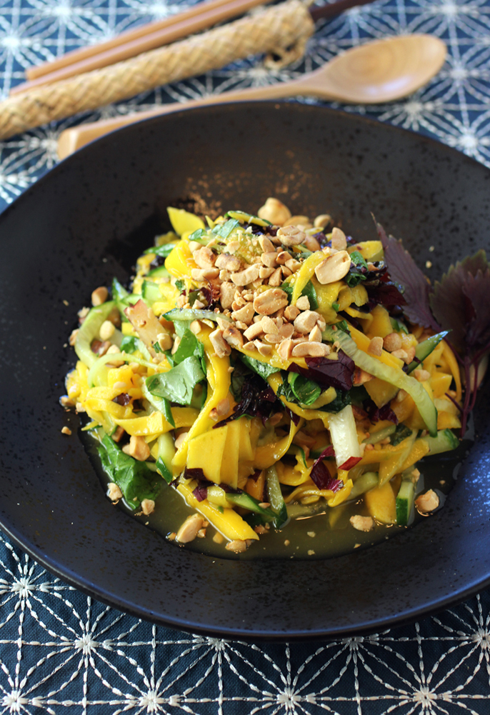 This Asian-style mango salad hit the spot. What will your produce delivery box prompt you to whip up?