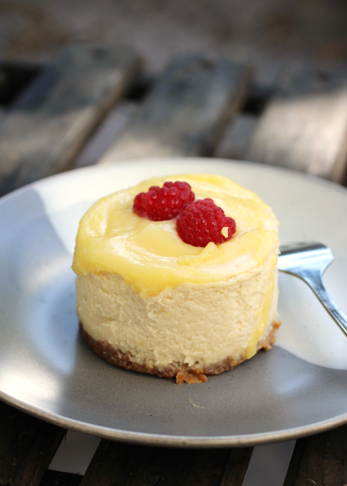 Add on a little cheesecake from Crumble & Whisk Patisserie (this one's got perky lemon curd over the top). if you like.