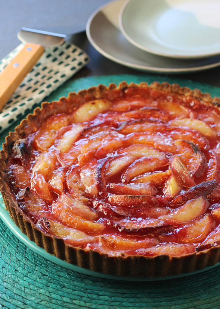 A lovely peach tart that's a cinch to make.