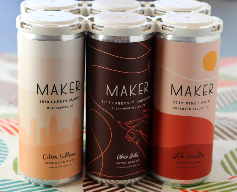 Each can has a distinctive look that reflects what's inside.