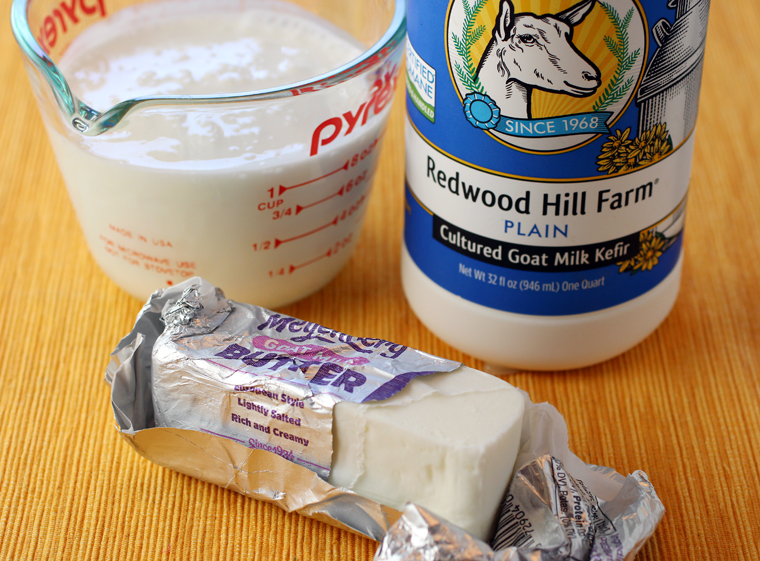 Goat kefir and goat butter -- from the country's two leading goat dairies.