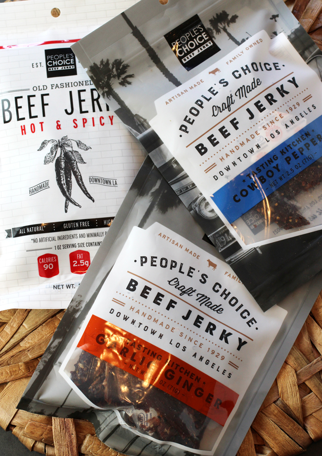 The Los Angeles company offers a variety of flavored beef jerky.