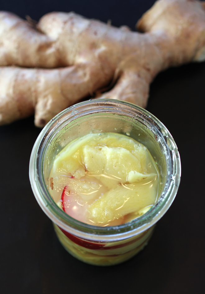 Just a few ingredients is all it takes to make your own pickled ginger.