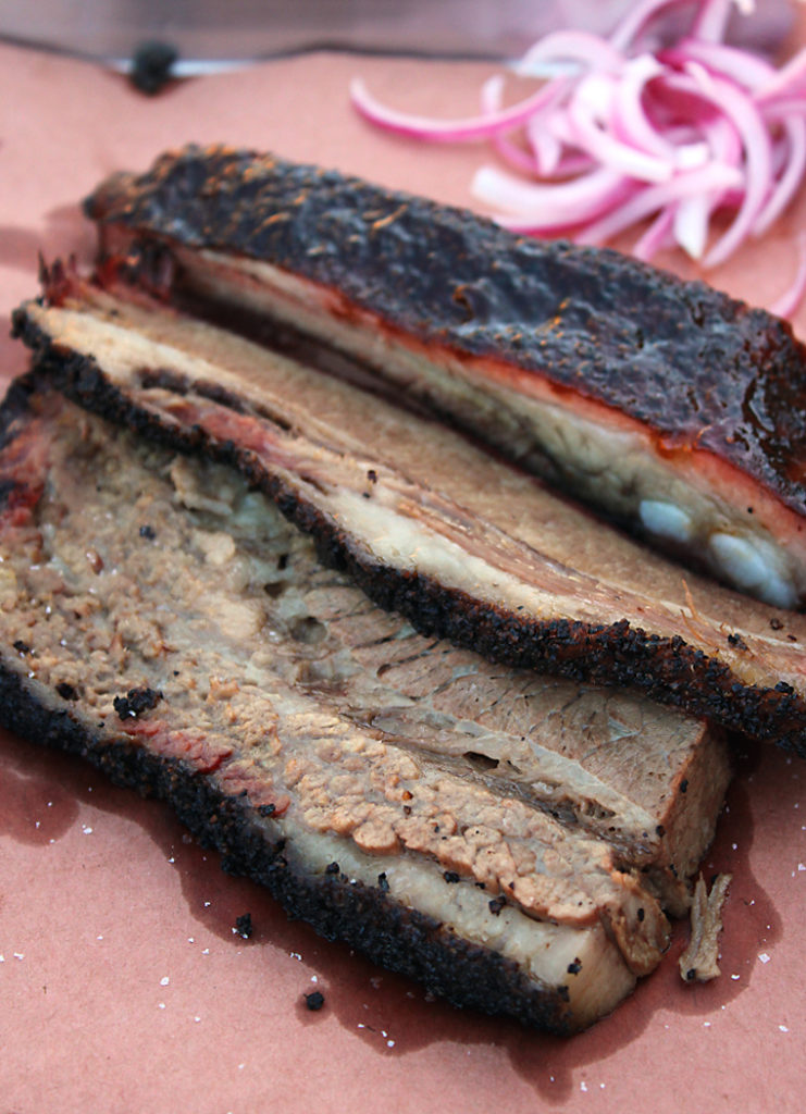 Horn Barbecue's incredible brisket and ribs.