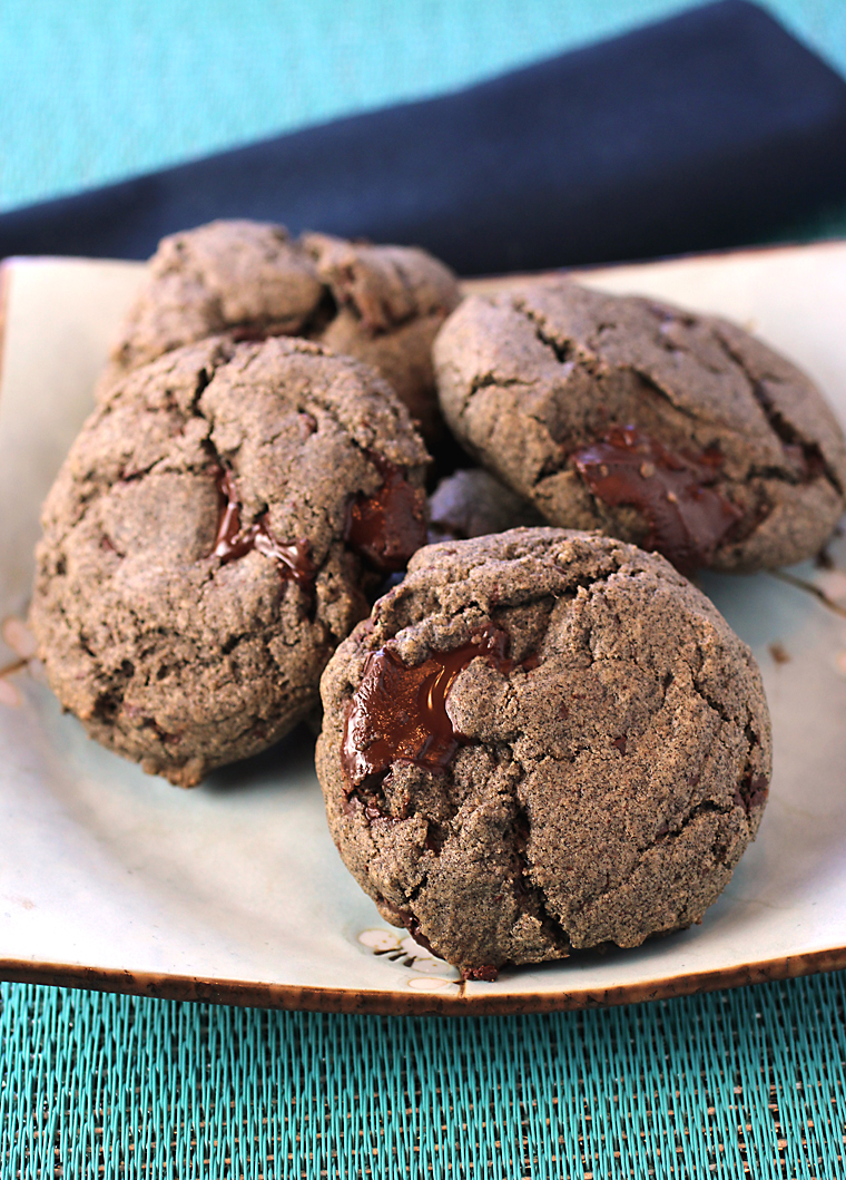 Buckwheat Chocolate Chunk Cookies That Can Be GlutenFree, DairyFree or Vegan Food Gal
