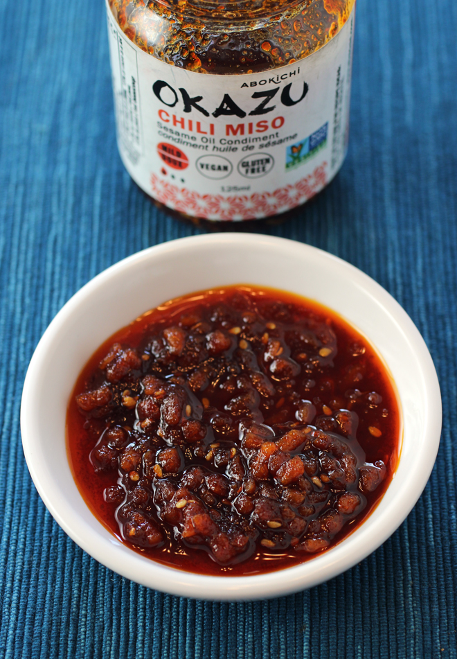 Okazu Chili Miso carries a good amount of heat with a big backbone of umami.