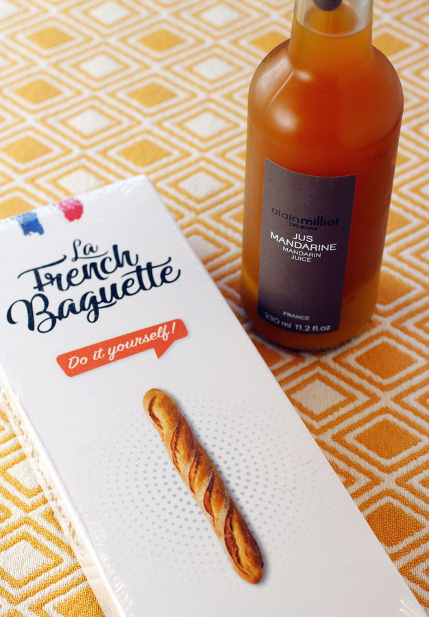 A cute baguette-making kit, and French juices are among other items available at the Frenchery.