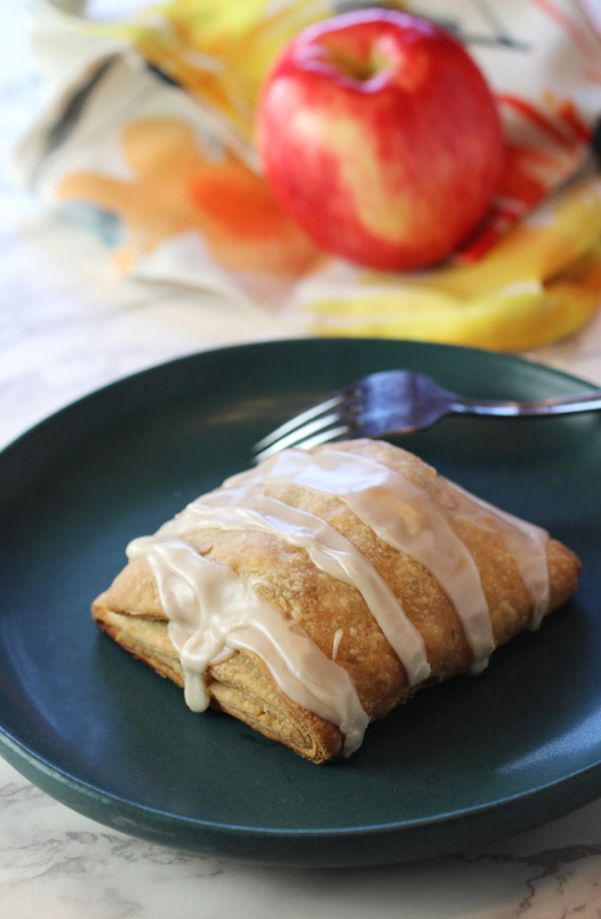 Pazazz apples, along with layer upon layer of buttery, flaky crust, make up this cute little hand pie known as a "Williamsburg Wrapple.''