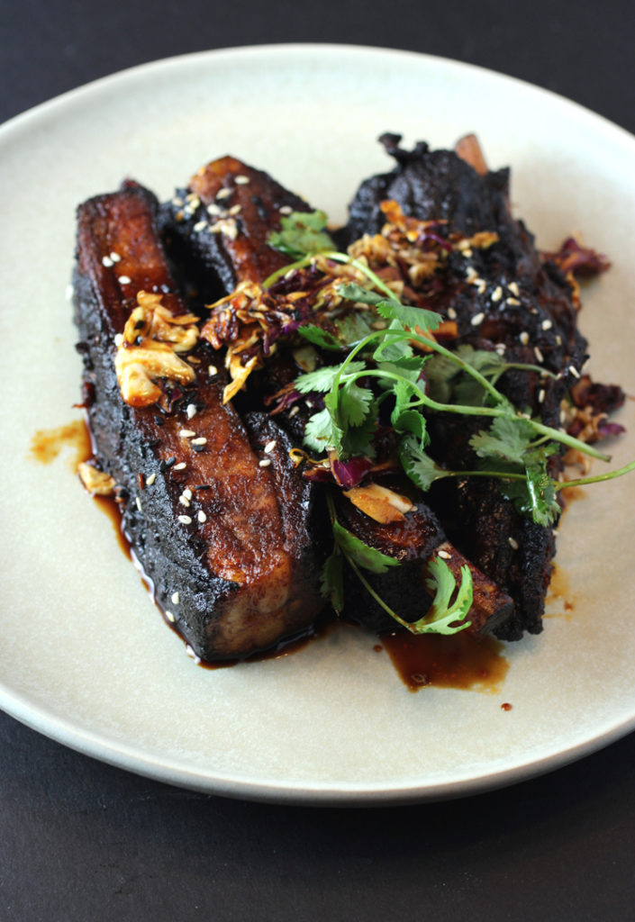 Five-spice ribs from Straits restaurant.