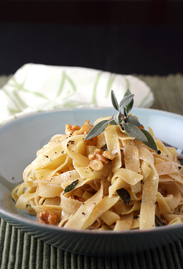 An easy pasta made luxurious with a copious amount of browned butter.