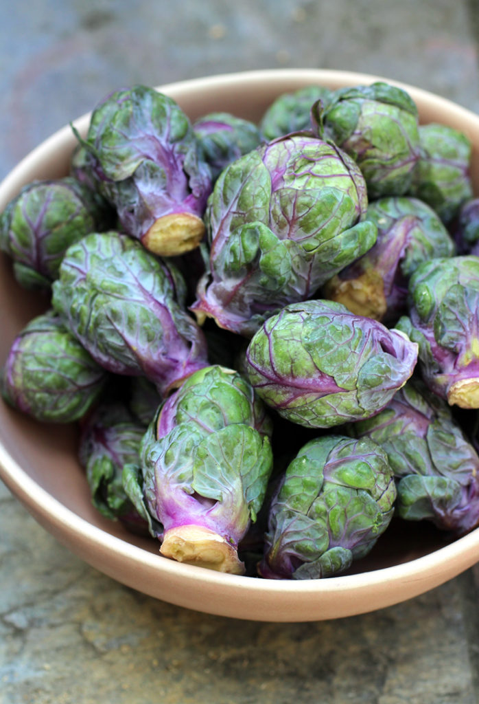 A real looker of a Brussel sprout.