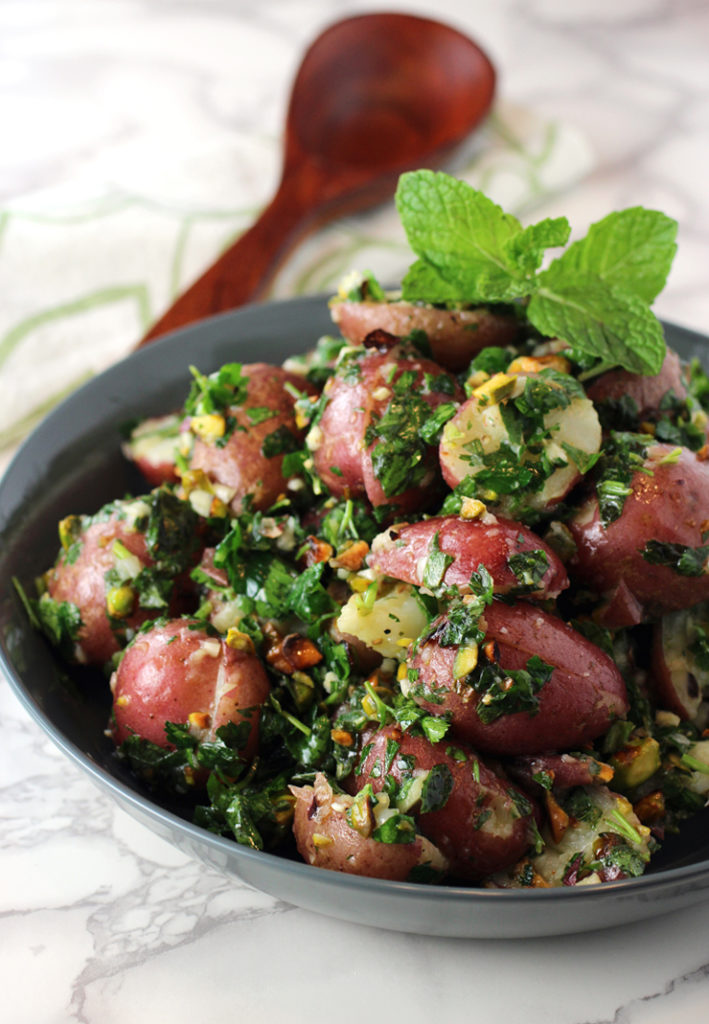 Get acquainted with mustard oil with this punchy potato salad.