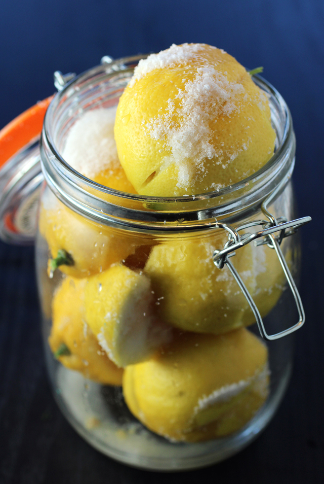 It's a cinch to make your own preserved lemons. It just takes lemons, salt, and time.