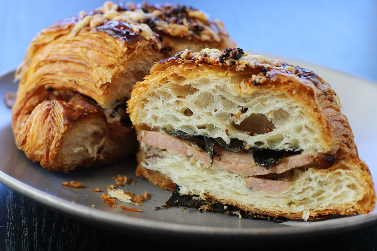 Yes, with Spam and nori tucked inside, it's like a musubi in croissant form.