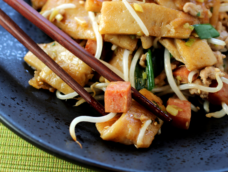 You'll be amazed at how easy it is to make these chow fun noodles.