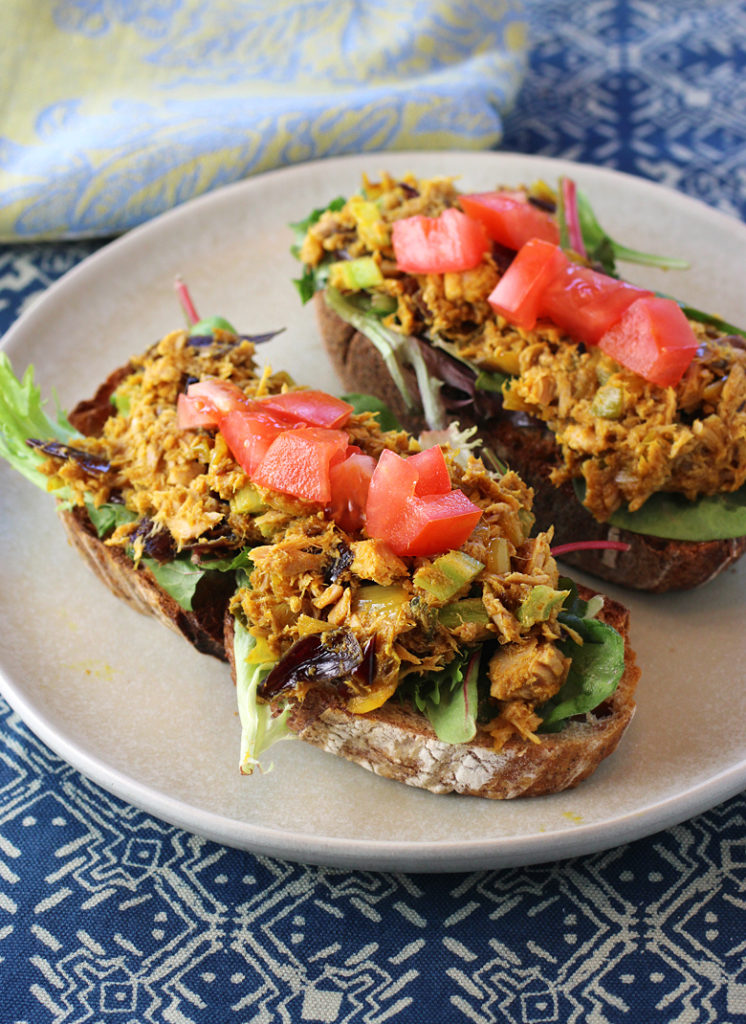 A tuna sandwich to end all tuna sandwiches -- thanks to SugarRoti's Fish Nu Spice blend.