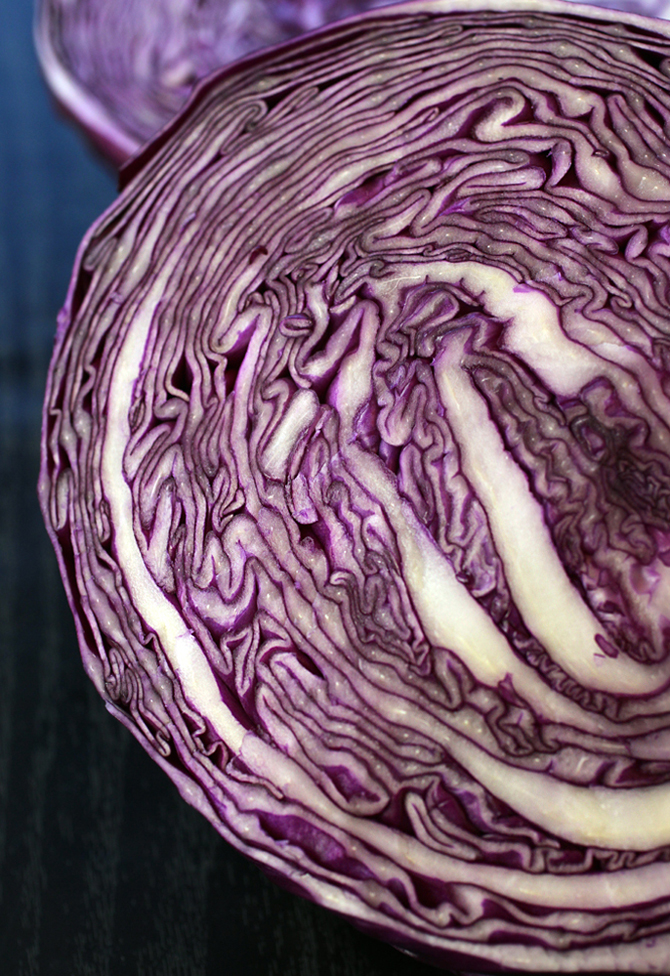Taking purple cabbage beyond the usual coleslaw.