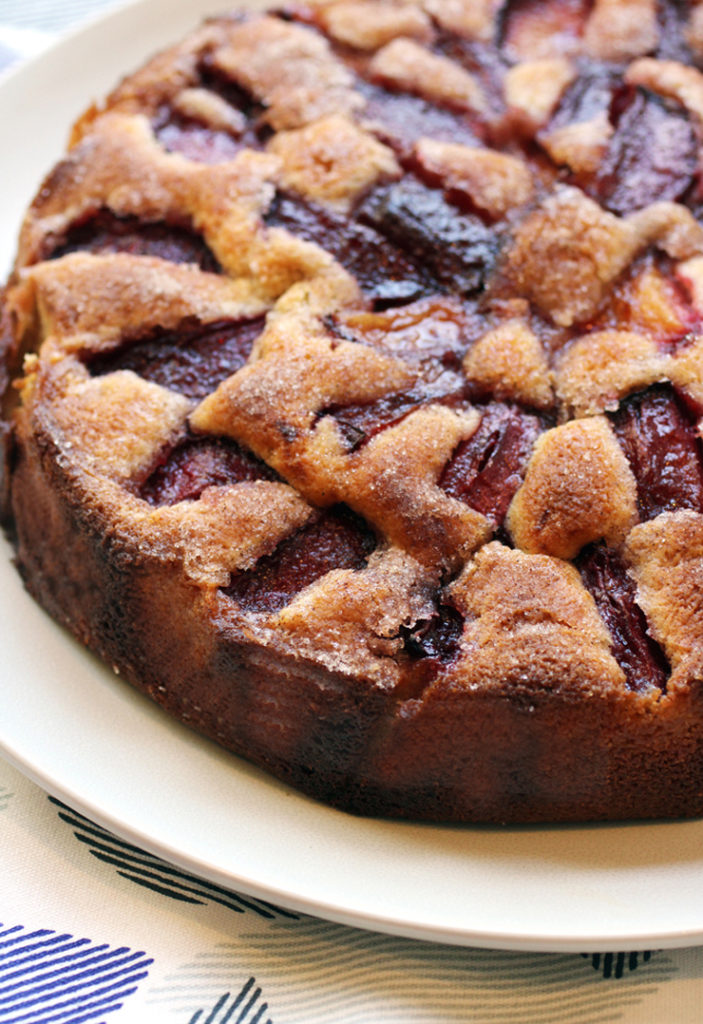 Summer was made for plum-filled cake.