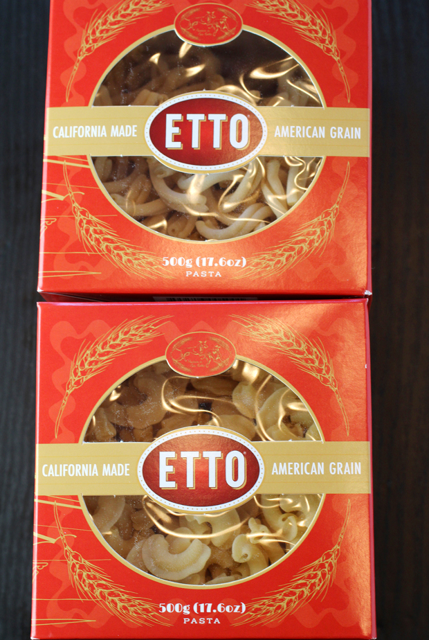 Etto's dried pastas.