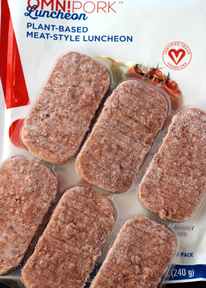 Spam is so beloved in Asia that OmniPork has invented a meat-free version  of it