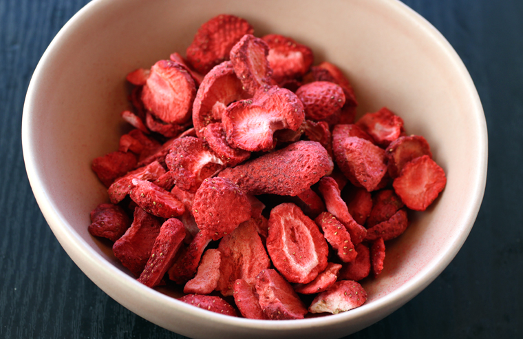 Freeze-dried strawberries from Trader Joe's.