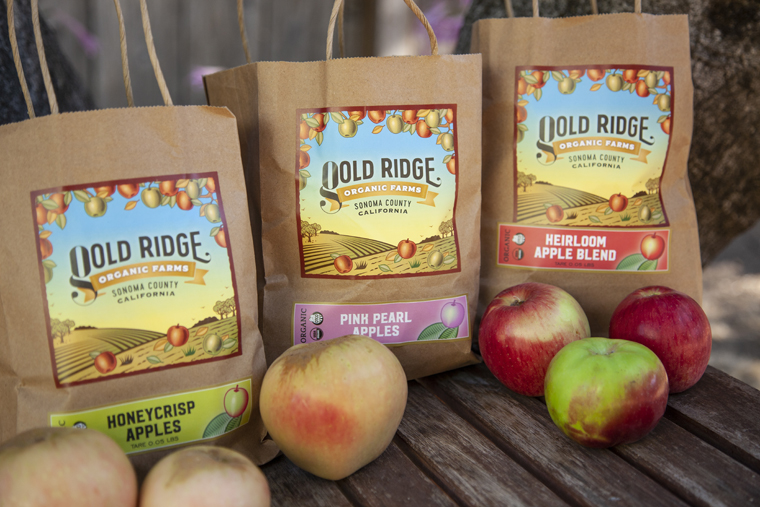 Gold Ridge's Heirloom Apple Blend bags can be found at Northern California Whole Foods markets. (Photo courtesy of Gold Ridge Farms)