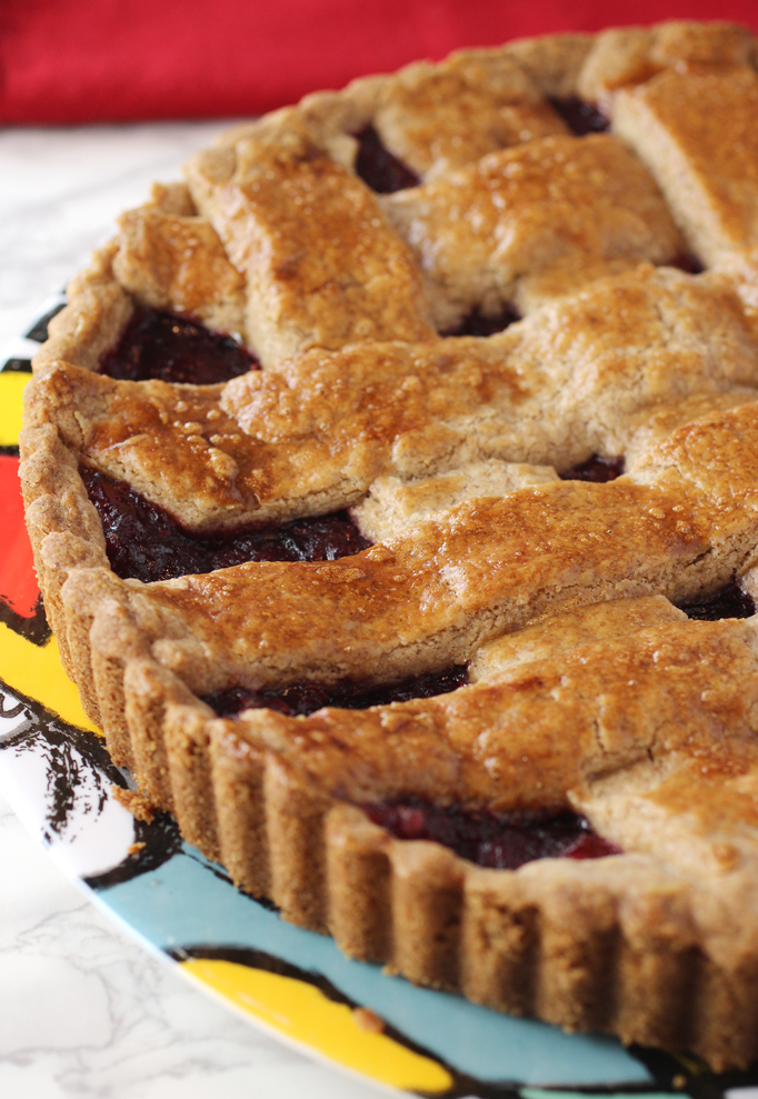You can make parts of this days ahead of time, or the entire tart can be baked the day before.