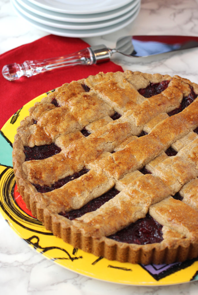 Move over cranberry sauce. Make way for cranberry Linzer tart.