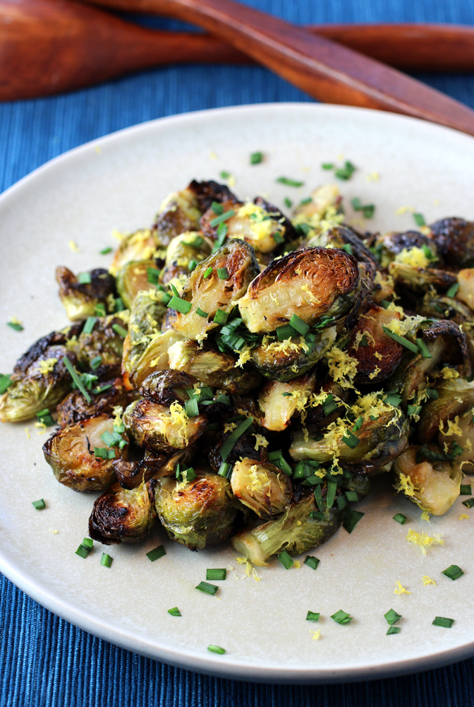 Who doesn't love Brussels sprouts that get wonderfully blistered in the oven?