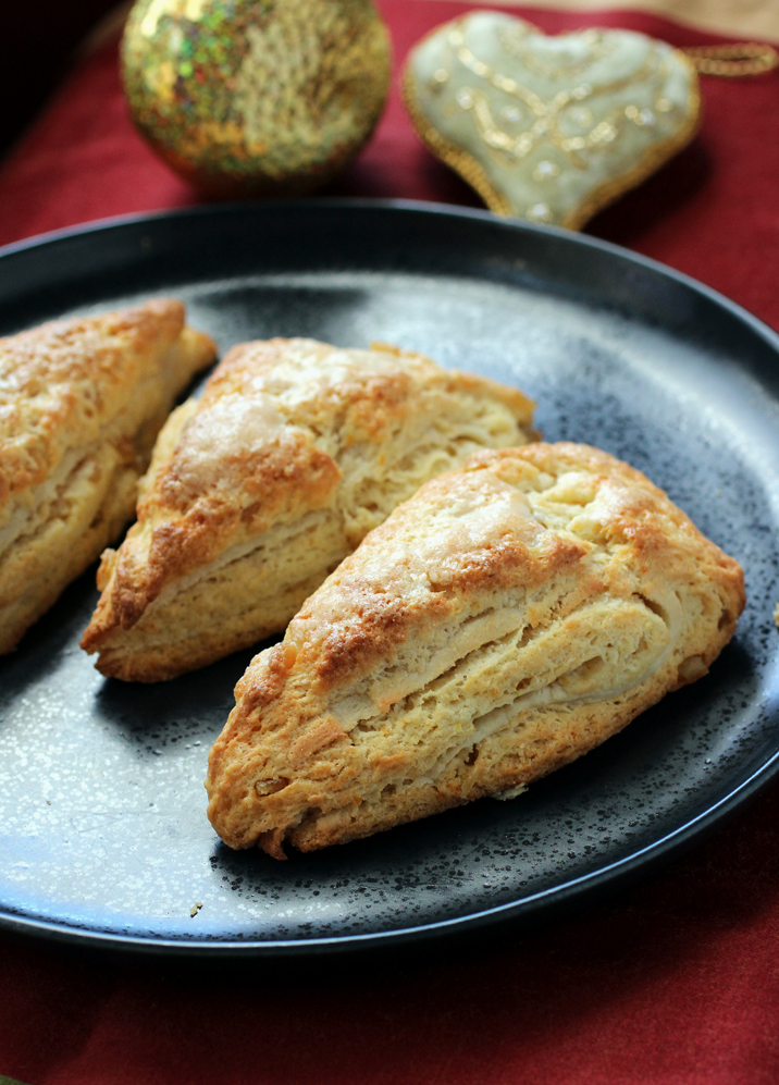 Panettone scones are the perfect holiday morning indulgence.
