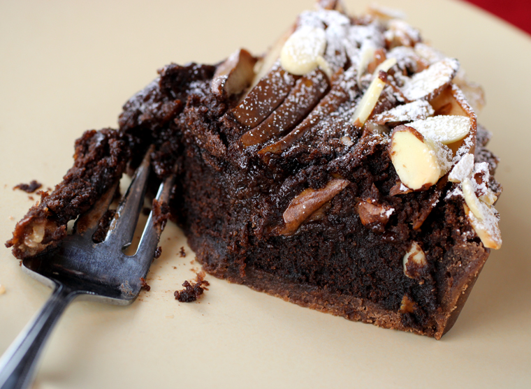 It's like a gooey, fudgy brownie at the center.