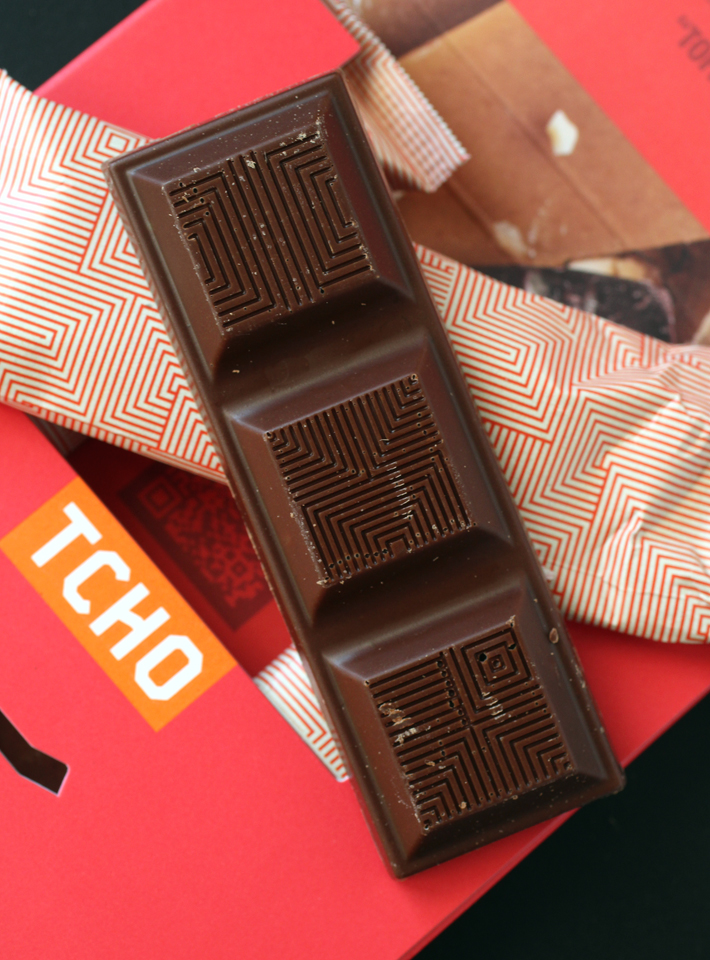 The Toffee Time bar. Each "bar'' actually contains three individually wrapped chocolates made up of three segments.