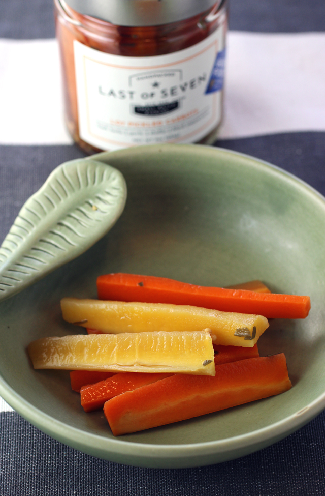 The original LO7 Pickled Carrots won a recent Good Food Award.