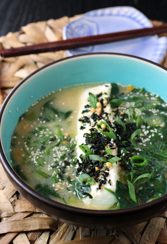 Soup does a body good, and this miso one with halibut surely does that in a most delicious way.