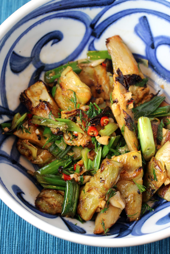 Artichokes take to Vietnamese flavors uncannily well.