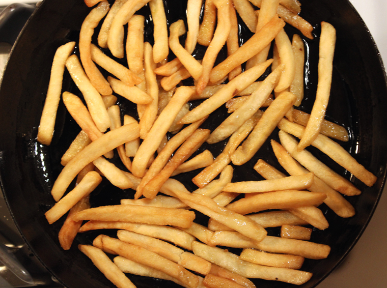 Day-old fries get new life.