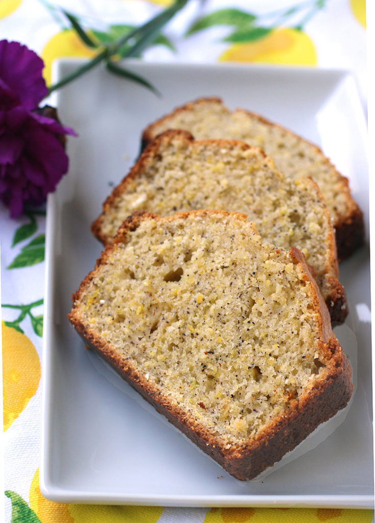 Sumac and fresh lemons used two ways give this loaf cake a wonderful citrusy lift.