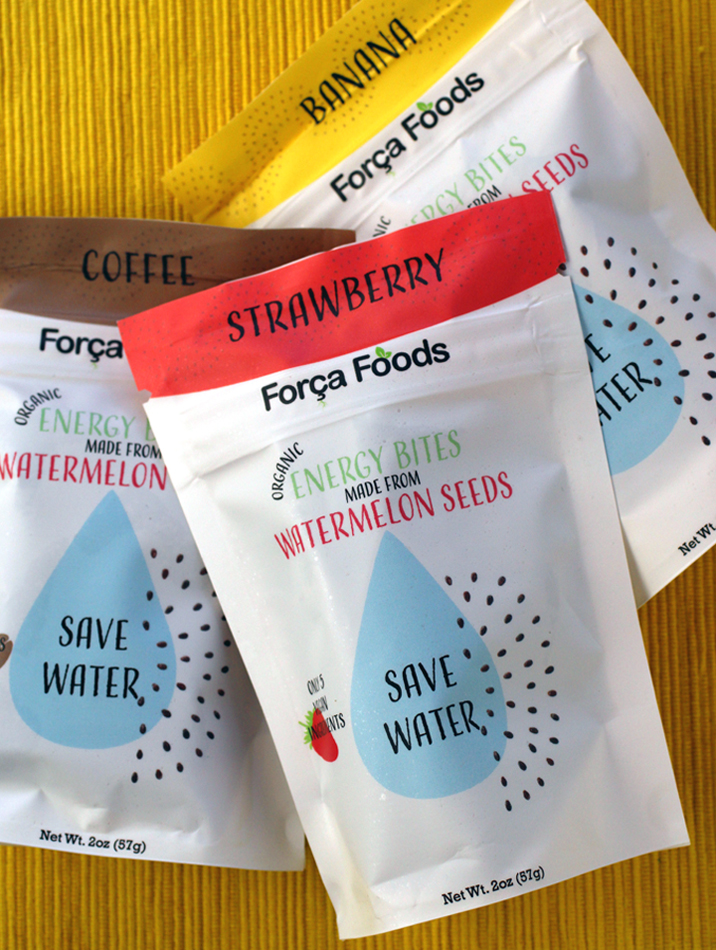 Forca Foods Energy Bites come in three flavors.