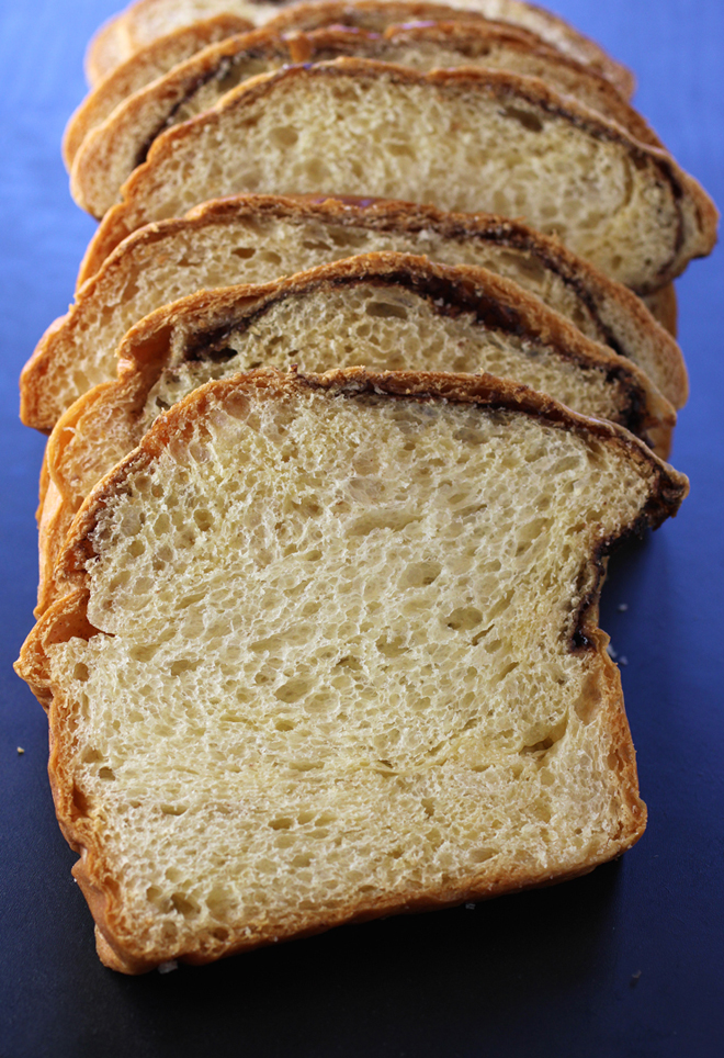 Cinnamon Portuguese sweet bread.