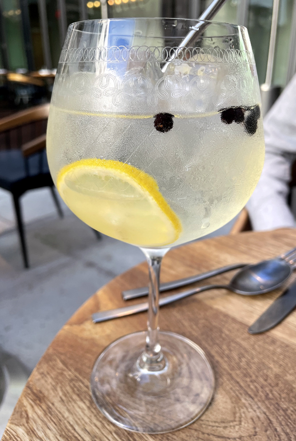 Quench your thirst with a G&T.