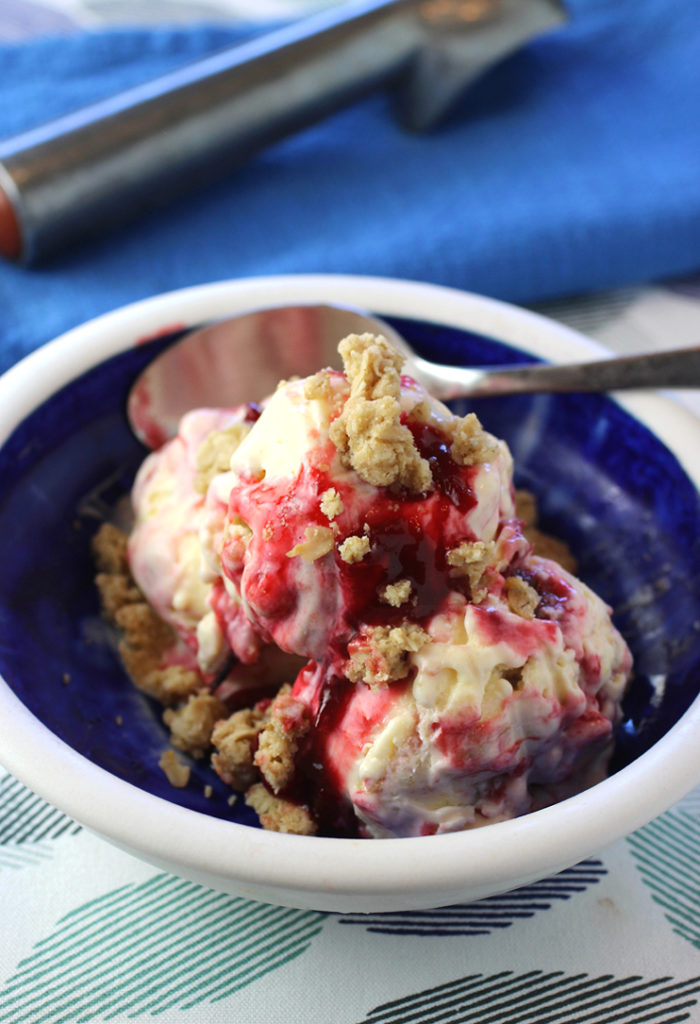 Summer's juicy plums star in this homemade ice cream.