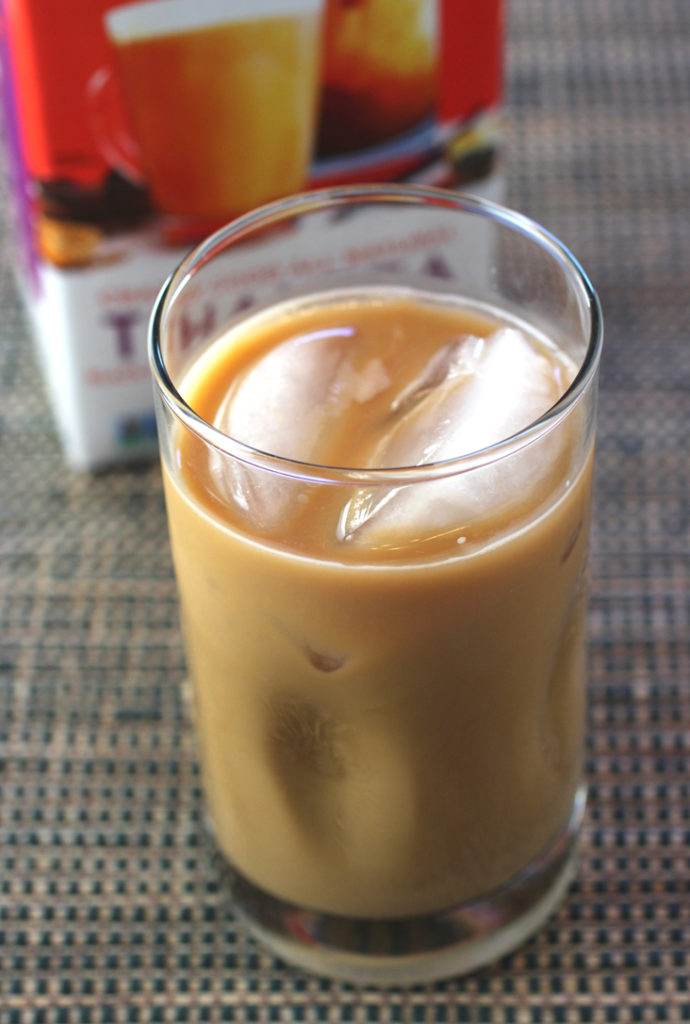 Enjoy Thai iced tea at home -- sweetened or unsweetened, and with your choice of milk or milk substitute.